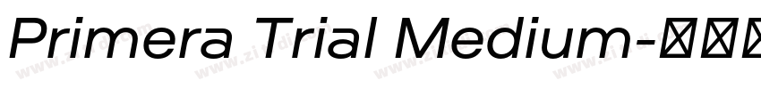 Primera Trial Medium字体转换